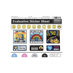 Evaluation Sticker Sheet